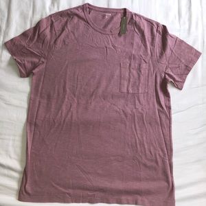 NWT J. Crew Salmon Crewneck Pocket T- Shirt
